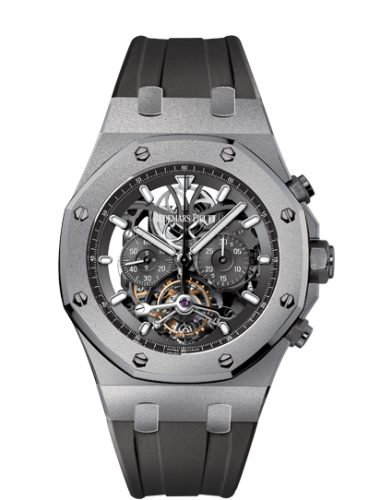 Royal Oak 26347 Tourbillon Chronograph Openworked Titanium / Boutique Edition