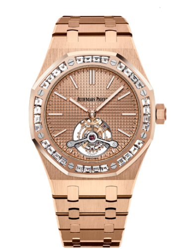Royal Oak Ultra Thin Tourbillon Pink Gold / Baguette / Westime