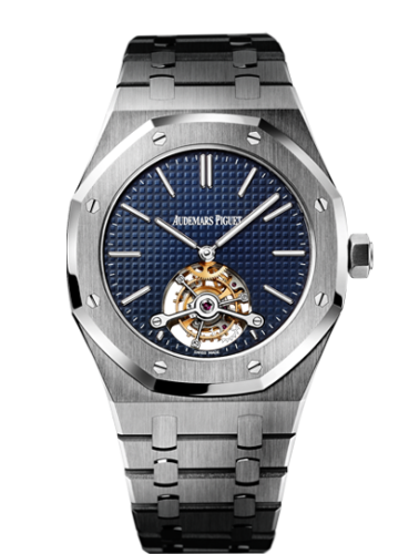 Royal Oak Ultra Thin Tourbillon Stainless Steel / Blue