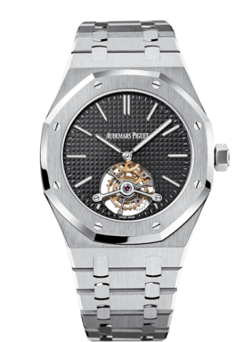 Royal Oak Ultra Thin Tourbillon Stainless Steel / Black