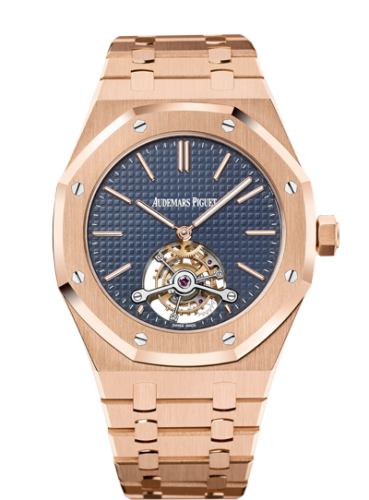 Royal Oak Ultra Thin Tourbillon Pink Gold / Blue