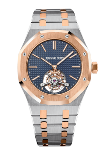 Royal Oak Ultra Thin Tourbillon Stainless Steel / Pink Gold / Bucherer