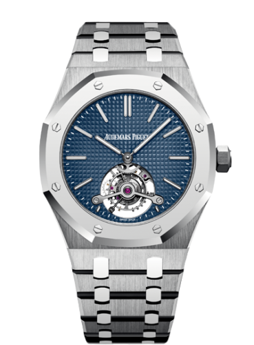 Royal Oak Ultra Thin Tourbillon Titanium / Platinum / Blue