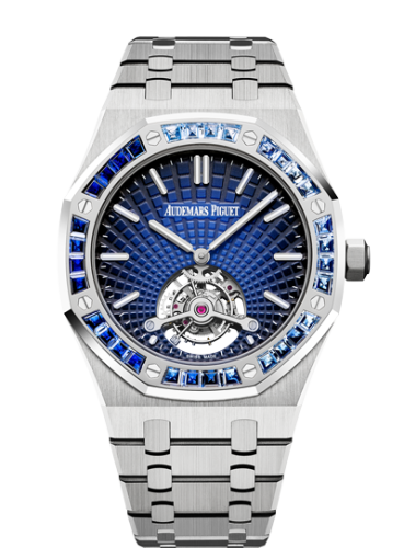 Royal Oak Ultra Thin Tourbillon Platinum / Smoked Blue Evolutive / Sapphire