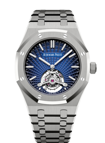 Royal Oak Ultra Thin Tourbillon Titanium / Smoked Blue Evolutive / Yoshida