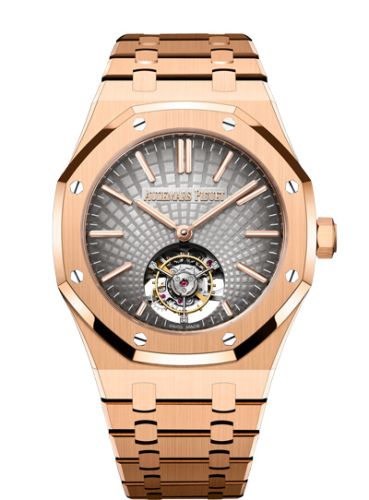 Royal Oak Self-Winding Flying Tourbillon Pink Gold / Grey