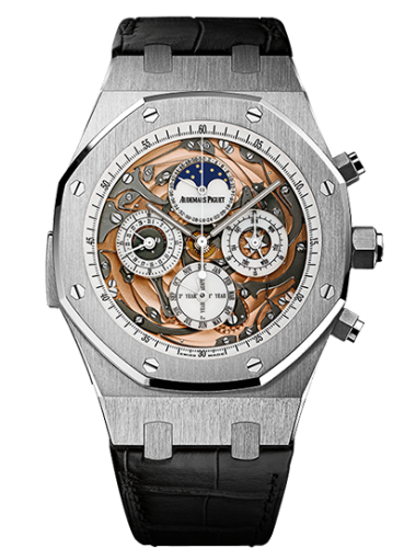 Royal Oak Grande Complication Openworked White Gold / Strap