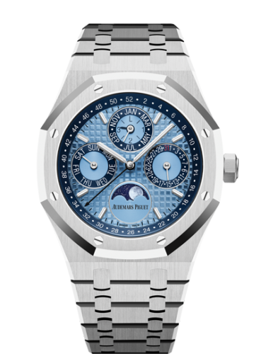 Royal Oak Perpetual Calendar 41 Platinum / Blue / Switzerland
