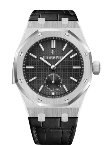 Royal Oak Repeater Supersonnerie Platinum / Black / Strap