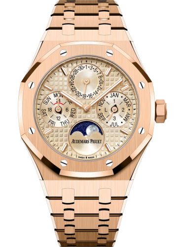 Royal Oak Perpetual Calendar 38 Pink Gold / Pink