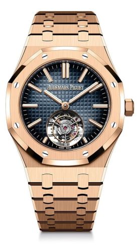 Royal Oak Self-Winding Flying Tourbillon Pink Gold / Blue / 50th Anniversary