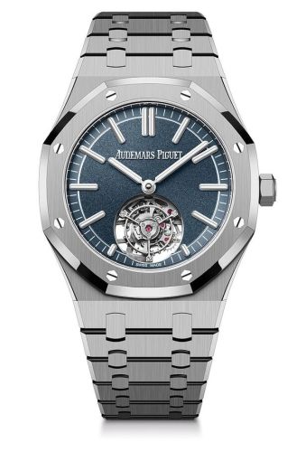 Royal Oak Self-Winding Flying Tourbillon Titanium / Blue / 50th Anniversary