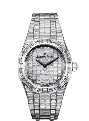 Royal Oak Lady White Gold / Baguette / Baguette