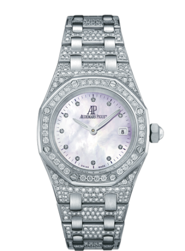 Royal Oak 67602 Quartz White Gold / Diamond / MOP / Bracelet