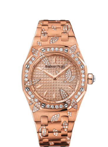Royal Oak 67616 Pink Gold / Pink / Leaves