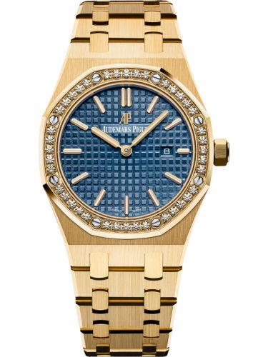 Royal Oak 67651 Quartz Yellow Gold / Blue
