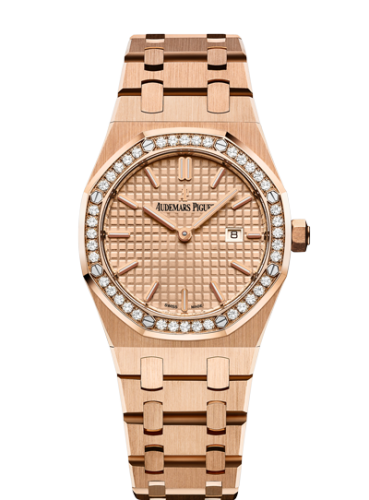Royal Oak 67651 Quartz Pink Gold / Pink / Bracelet