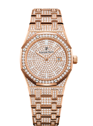 Royal Oak 33 Quartz Pink Gold / Diamond / Diamond / Bracelet