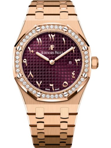 Royal Oak 67651 Quartz Pink Gold / Purple - Eastern Arabic