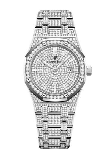 Royal Oak 33 Quartz White Gold / Diamond / Silver / Bracelet