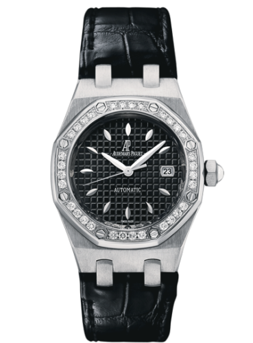 Royal Oak Selfwinding 77321 Stainless Steel / Diamond / Black / Alligator