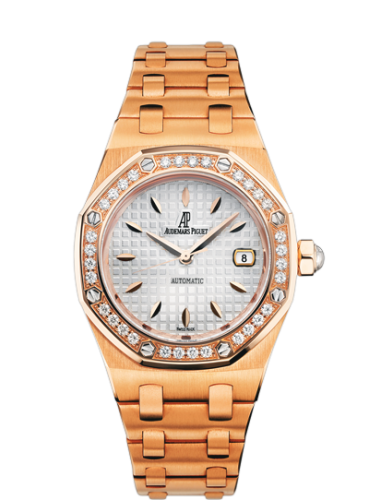 Royal Oak Selfwinding 77321 Pink Gold / Diamond / Silver / Bracelet