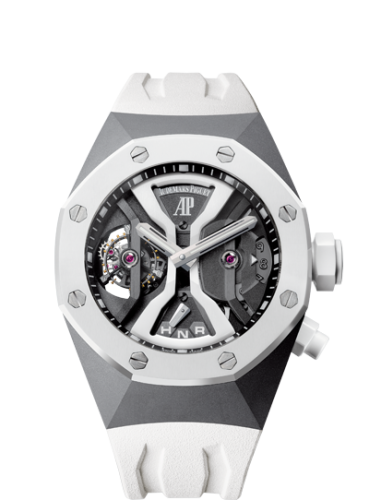 Royal Oak Concept 26580 GMT Tourbillon Titanium / White Ceramics