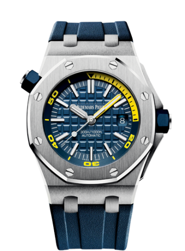 Royal Oak Offshore Diver Stainless Steel / Blue