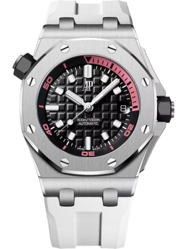 Royal Oak Offshore Diver Stainless Steel / Black - Pink
