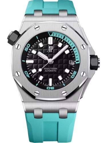 Royal Oak Offshore Diver Stainless Steel / Black - Turquoise