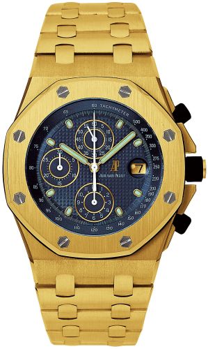 Royal Oak OffShore 25721 Chronograph Yellow Gold / Blue