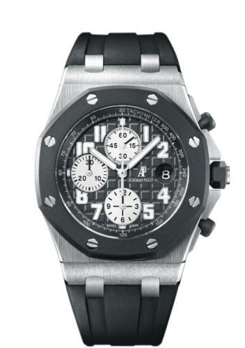 Royal Oak Offshore 25940 Chronograph Rubberclad Stainless Steel / Black / Black Date