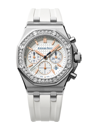Royal Oak OffShore 26144 Lady Chronograph Stainless Steel / Silver / Diamond / Summer Edition 2017