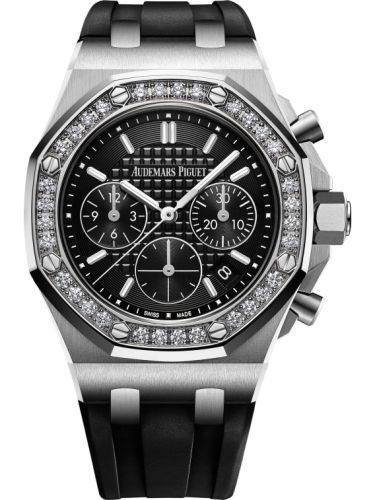 Royal Oak OffShore 26231 Lady Chronograph Stainless Steel / Black / Diamond