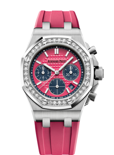 Royal Oak OffShore 26231 Lady Chronograph Stainless Steel / Pink / Diamond