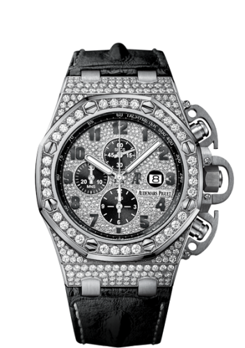 Royal Oak OffShore 26215 T3 White Gold / Diamond