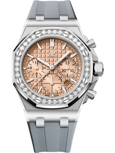 Royal Oak OffShore 26231 Lady Chronograph Stainless Steel - Diamond / Salmon