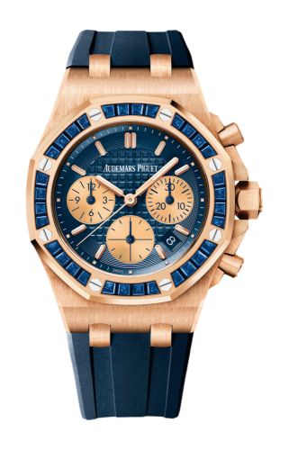 Royal Oak OffShore Lady Chronograph Pink Gold / Blue / Bartorelli