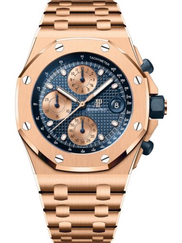Royal Oak Offshore Pink Gold / Blue / Bracelet