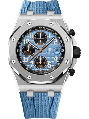 Royal Oak Offshore Stainless Steel / Blue / Rubber