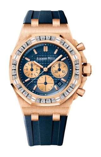 Royal Oak OffShore Lady Chronograph Pink Gold / Blue / Bartorelli