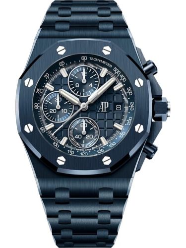 Royal Oak Offshore Blue Nuit, Nuage 50 Ceramic / Blue / Bracelet