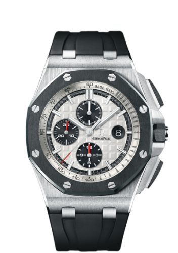 Royal Oak Offshore 44 Stainless Steel / Ceramic / Silver / Rubber