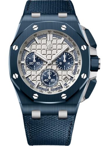 Royal Oak Offshore 43 “Bleu Nuit, Nuage 50” / Beige
