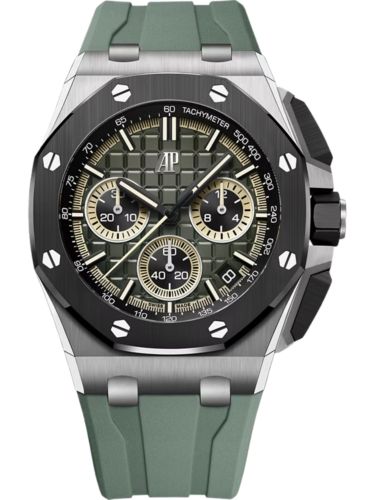 Royal Oak Offshore 43 Titanium - Ceramic / Smoked Green