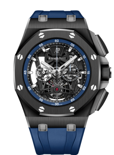 Royal Oak Offshore Tourbillon Chronograph Openworked Ceramic / Rubber