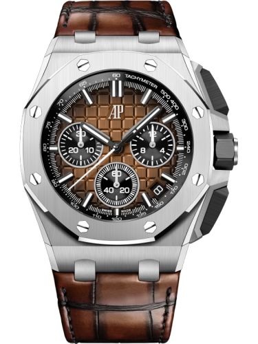 Royal Oak Offshore 43 Stainless Steel / Brown