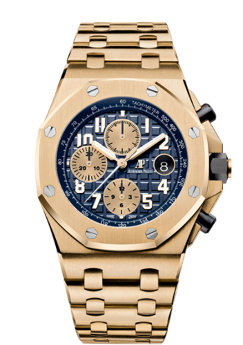 Royal Oak Offshore 26470 Yellow Gold / Blue