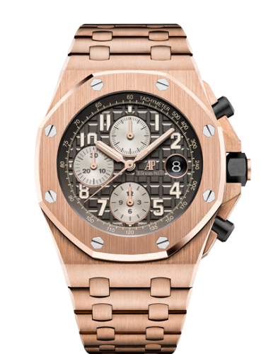 Royal Oak Offshore 42 Pink Gold / Grey / Bracelet