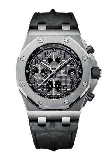 Royal Oak Offshore 26470 Stainless Steel / Grey / Alligator
